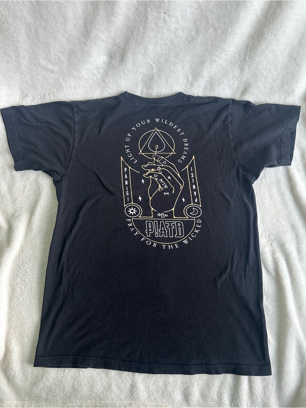Panic At The Disco 2019 Pray for The Wicked Tour Black T-Shirt Size M Band Tee